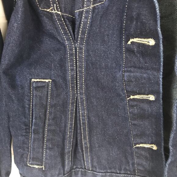 Current/Elliot The Corset Denim Trucker Jacket - Picture 7 of 9